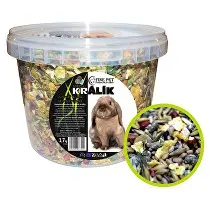 FINE PET Zakrslý Králík Premium vědro 1,7kg