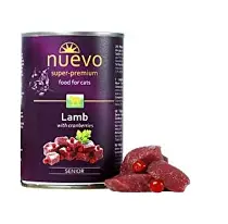 Nuevo kočka Senior Jehněčí s brusinkami konz. 200g + Množstevní sleva