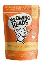 MEOWING HEADS Paw Lickin’ Chicken kapsa 100g + Množstevní sleva