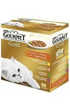 Gourmet Gold konz. kočka kousky ve šť.zelen. pack8x85g + Množstevní sleva