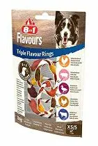Pochoutka 8in1 Flavours Triple Flavour Rings XS/S 80g + Množstevní sleva