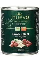 Nuevo Dog Senior Lamb&Beef/Oat Flakes - 800g