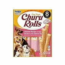 Churu Dog Rolls Chicken With Salmon Wraps 8x12g