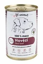 All Animals DOG konzerva Hovězí mleté 400g