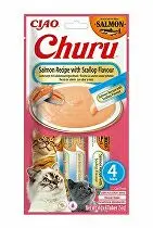Churu Cat Salmon Recipe with Scallop Flavour 4x14g 4 + 1 zdarma