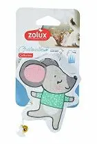 Hračka kočka CHATOUILLE Myška s puntíky Zolux