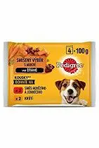 Pedigree Kapsičky Adult smíšený výběr se zeleninou ve šťávě 4x 100 g 400 g