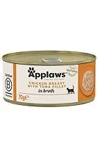 Applaws Cat konz. Adult Broth kuřecí prsa s tuňákem70g