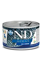 KONZERVA N&D DOG OCEAN COD & DÝNĚ ŠTĚNĚ 140g
