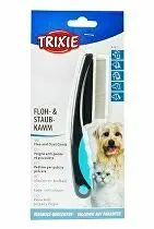 Hřeben na srst Jemný De Luxe blešák 15cm Trixie