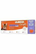 Iams Cat Adult Delights kapsa Land&Sea in gravy 48x85g + Množstevní sleva