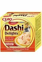 Churu Cat Ciao Dashi kuře s tuňákem a lososem 70g