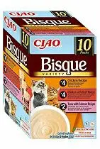 Churu Cat BOX Bisque Chick.&Chick.Beef&Tun.Salm.10x40g + Množstevní sleva