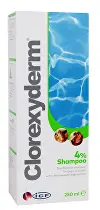 CLOREXYDERM 4% šampon pro psy a kočky 250 ml