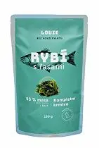 Louie Dog kapsa Rybí s řasami 150g + Množstevní sleva