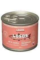 Louie Dog konz. Losos s rakyt.špenátem,prebiotiky 200g + Množstevní sleva