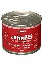 Louie Dog konzerva Jehněčí s krůtím, jablky a prebiotiky 200g