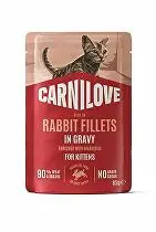 Carnilove Cat Pouch Gravy Rabbit+Marigold Kittens 85g + Množstevní sleva