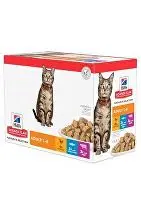 Hill's Fel. SP Adult Chick&Beef&Ocean Fish kapsa12x85g + Množstevní sleva