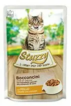 Stuzzy Cat kapsa Adult kousky kuřecího 85g + Množstevní sleva