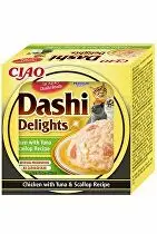 Churu Cat Ciao Dashi kuře s tuňákem a hřebenatkou 70g