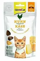 GimCat Crunchy Snacks kuře se sýrem 50g + Množstevní sleva