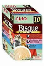 INABA Churu Cat Box Bisque Chicken, Beef & Tuna, Salmon & Tuna 10x40g