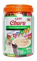 Churu Cat tuna&chicken varieties 50p