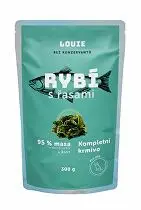Louie Dog kapsa Rybí s řasami 300g + Množstevní sleva