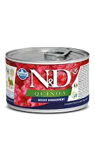 N&D Dog Quinoa Adult Weight Mnmg Lamb&brocolli Mini 140g