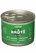 Louie Dog konz. Krůtí s rýží a prebiotiky 200g + Množstevní sleva