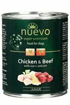 Nuevo pes Junior Kuřecí a Hovězí konz. 800g