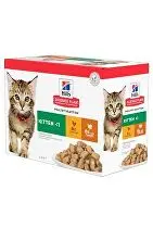 Kapsička Hill´s Science Plan Feline Kitten Multipack Chicken & Turkey 12x85g