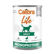 Calibra Dog Life konz.Adult Duck with rice 400 g