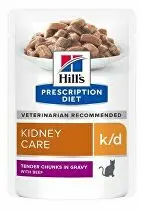 Hill's Fel. PD K/D Kidney Care Beef kapsa 12x85g