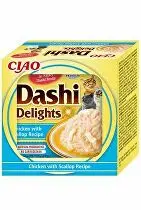 Churu Cat Ciao Dashi kuře s hřebenatkou 70g