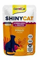 GimCat ShinyCat kapsa kuře ve vývaru Sterilized 70g + Množstevní sleva