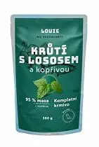 Louie Dog kapsa Krůtí s lososem a kopřivou 300g + Množstevní sleva