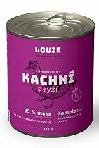 Louie Dog konz. Kachní s rýží 800g + Množstevní sleva