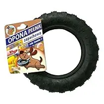 Hračka pes Pneumatika plovací Vanilková velká 15cm SP