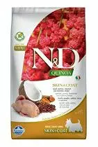 N&D Quinoa Skin & Coat Quail & Coconut Mini pro malá plemena psů 2,5 kg