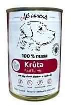 All Animals DOG konzerva  Krůtí mleté 400g