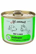 All Animals kočkopes konz. Telecí jatýrka s kol. 200g + Množstevní sleva
