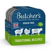 Butcher's Dog Original hovězí/krůt/jehn vanička 4x150g + Množstevní sleva