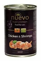 Nuevo kočka adult Kuře a krevety konz. 400g + Množstevní sleva