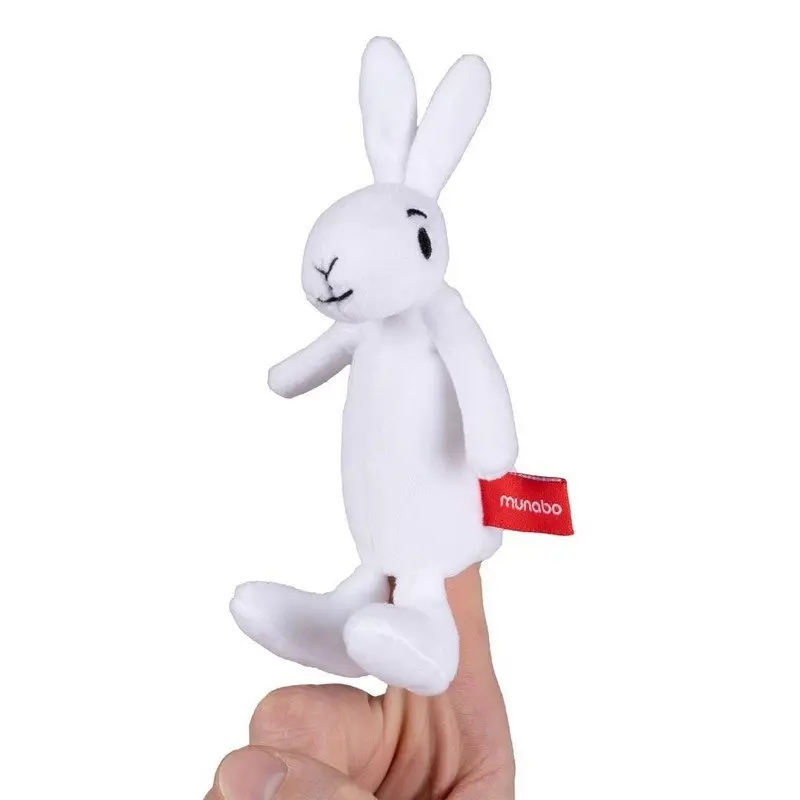 Králík Bobek Maňásek prstový 15 cm