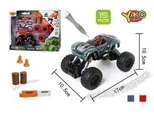 Hm Studio Stavebnice Auto 4WD 15 ks 1:32 zelené