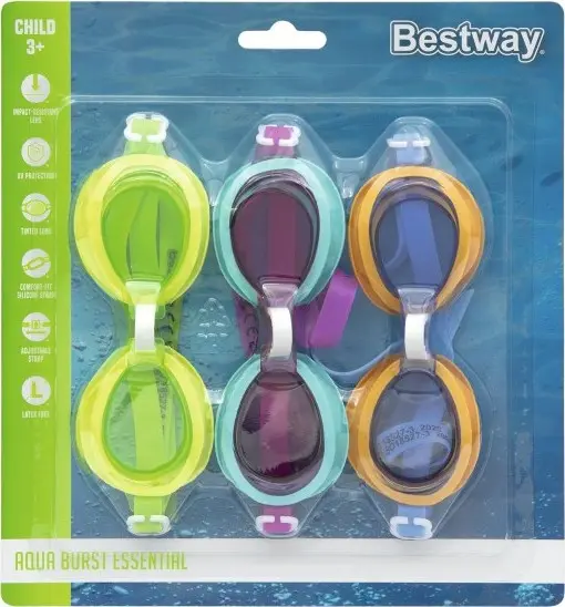 Brýle plavecké Aqua Burst Essential 3-pack - Bestway