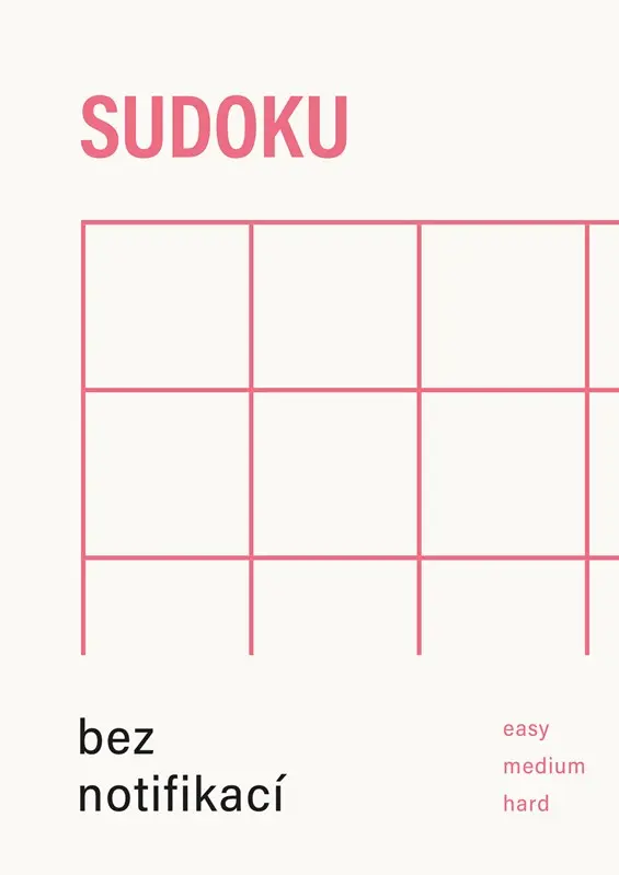 Sudoku bez notifikací (červená) - kolektiv autorů