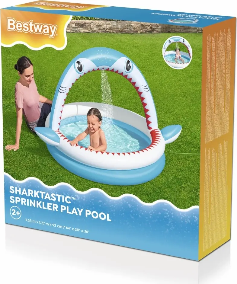 Bazének Sharktastic nafukovací dětský - Bestway